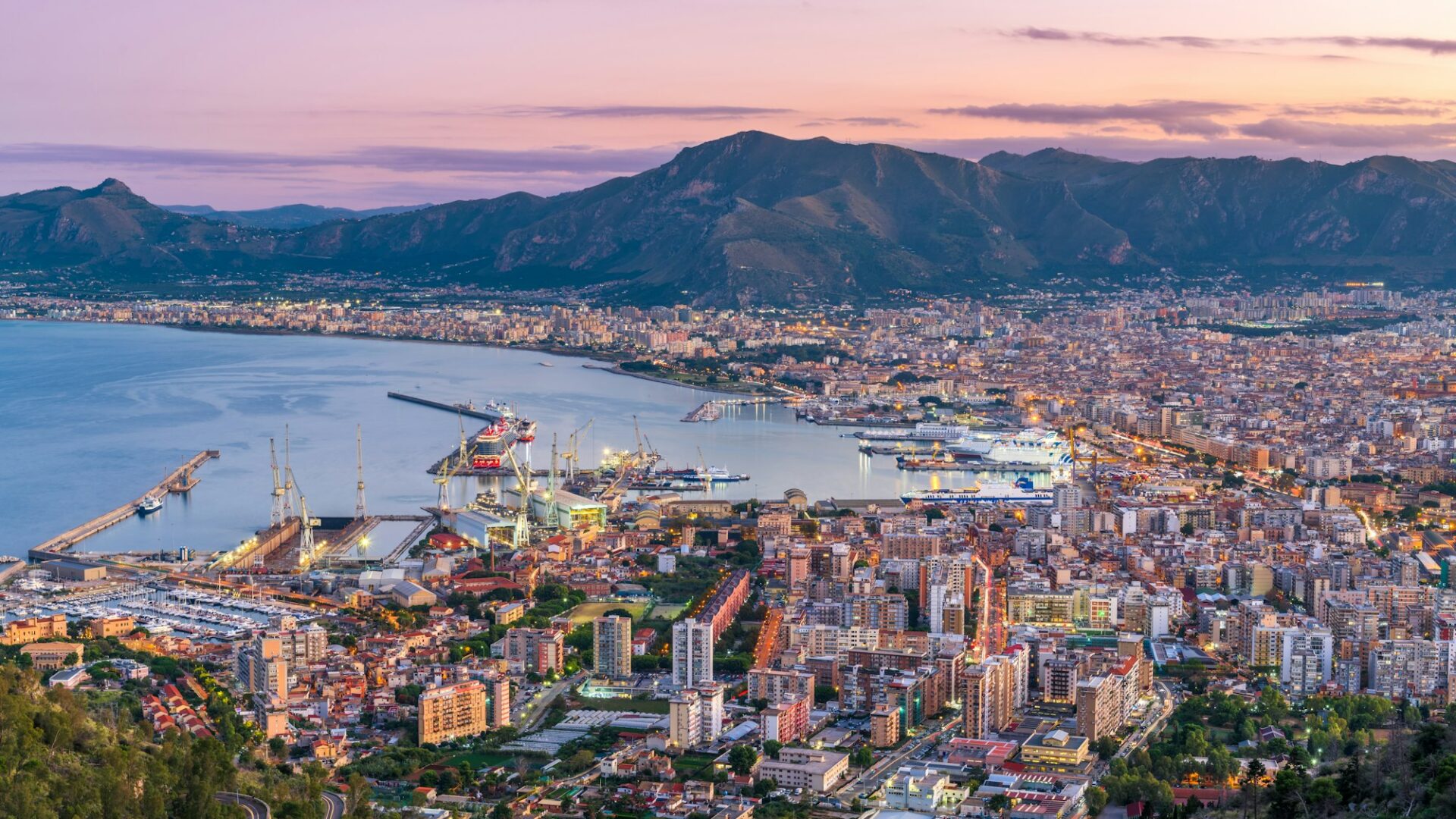 Palermo panoramica — G.S.E. Transfer Sicily